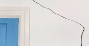 Drywall Cracks Sinking or Settling Foundations - indoor wall cracks