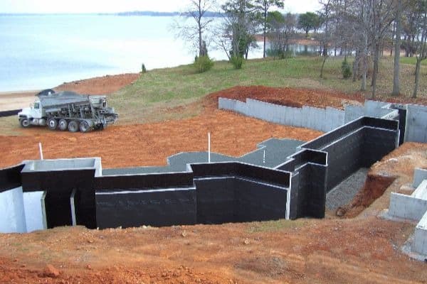 residential construction basement waterproofing