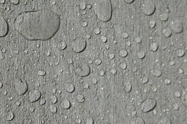 concrete and masonry sealants form condensation spots on pavement.