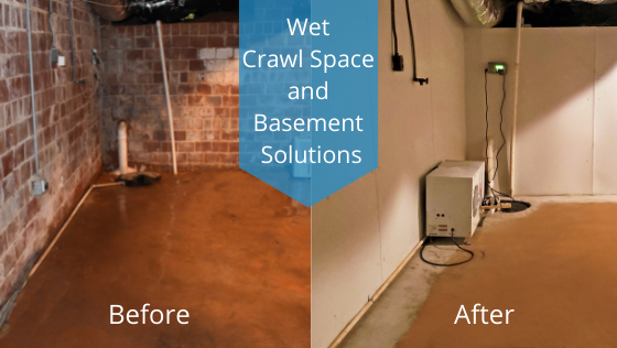 Wet Crawl Space and Basement Solutions