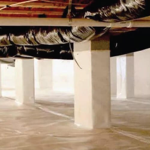 A building foundation benefits from the additional protection from crawl space encapsulation.