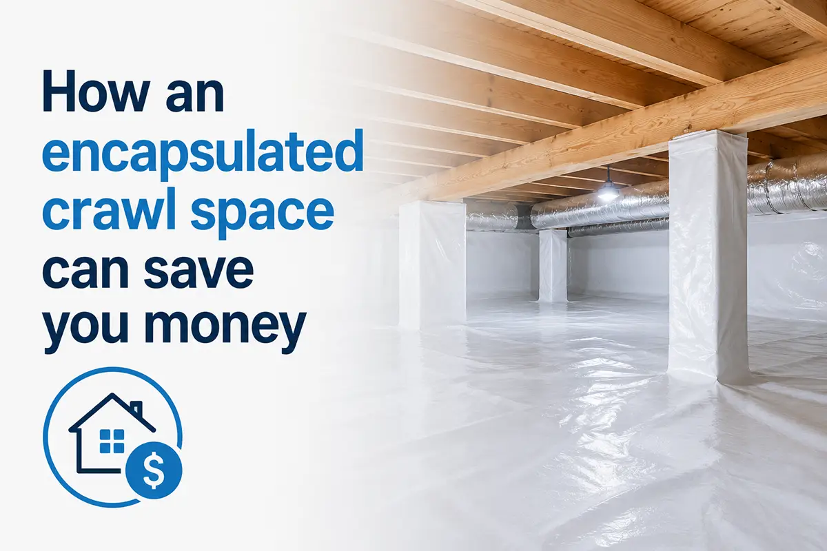 how an encapsulated crawl space can save you money
