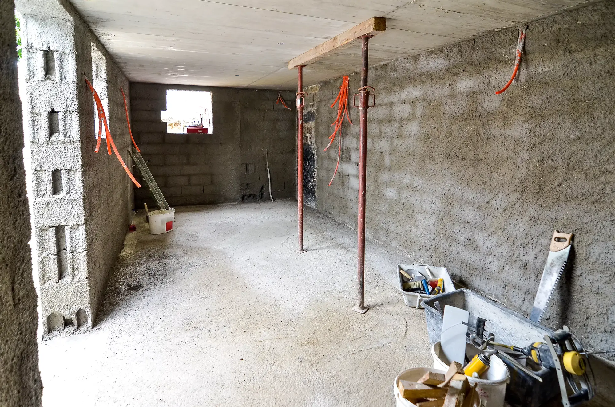 How to remove moisture from a basement
