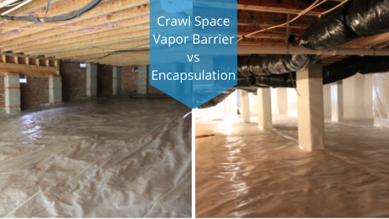 crawl space vapor barrier vs encapsulation