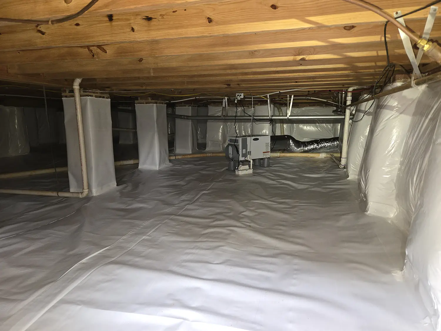 Crawl Space Encapsulation by Moisture Loc