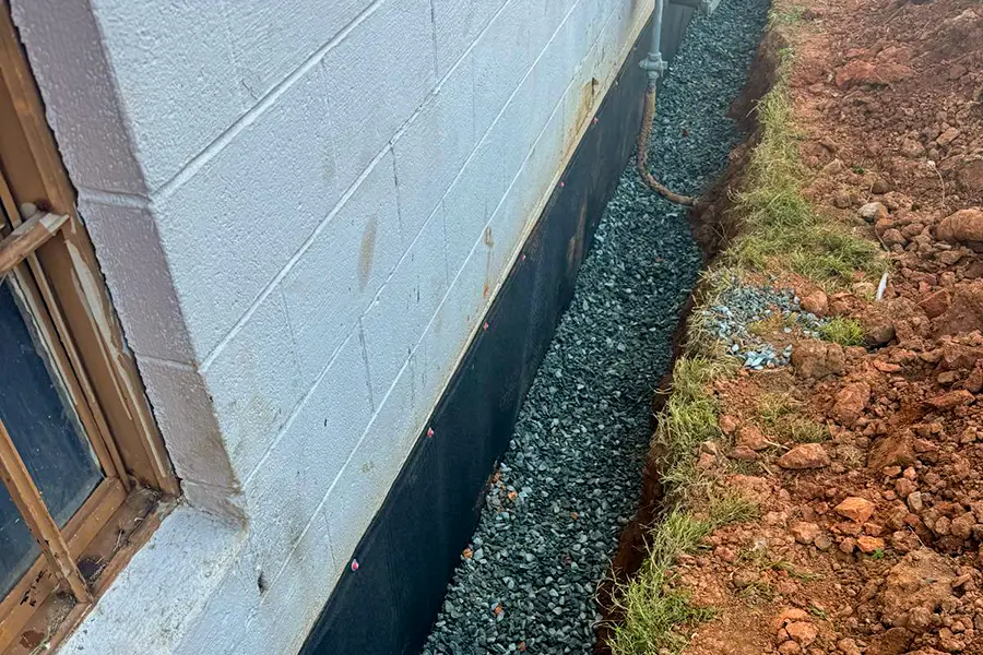 Exterior French Drain System