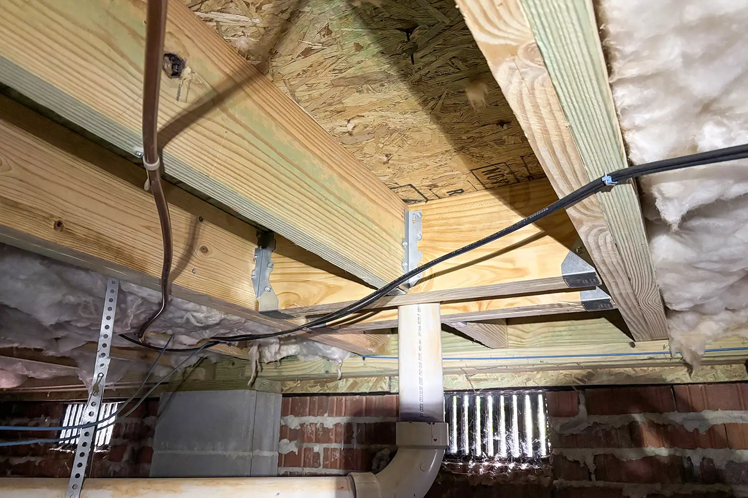 Replaced Floor Joists