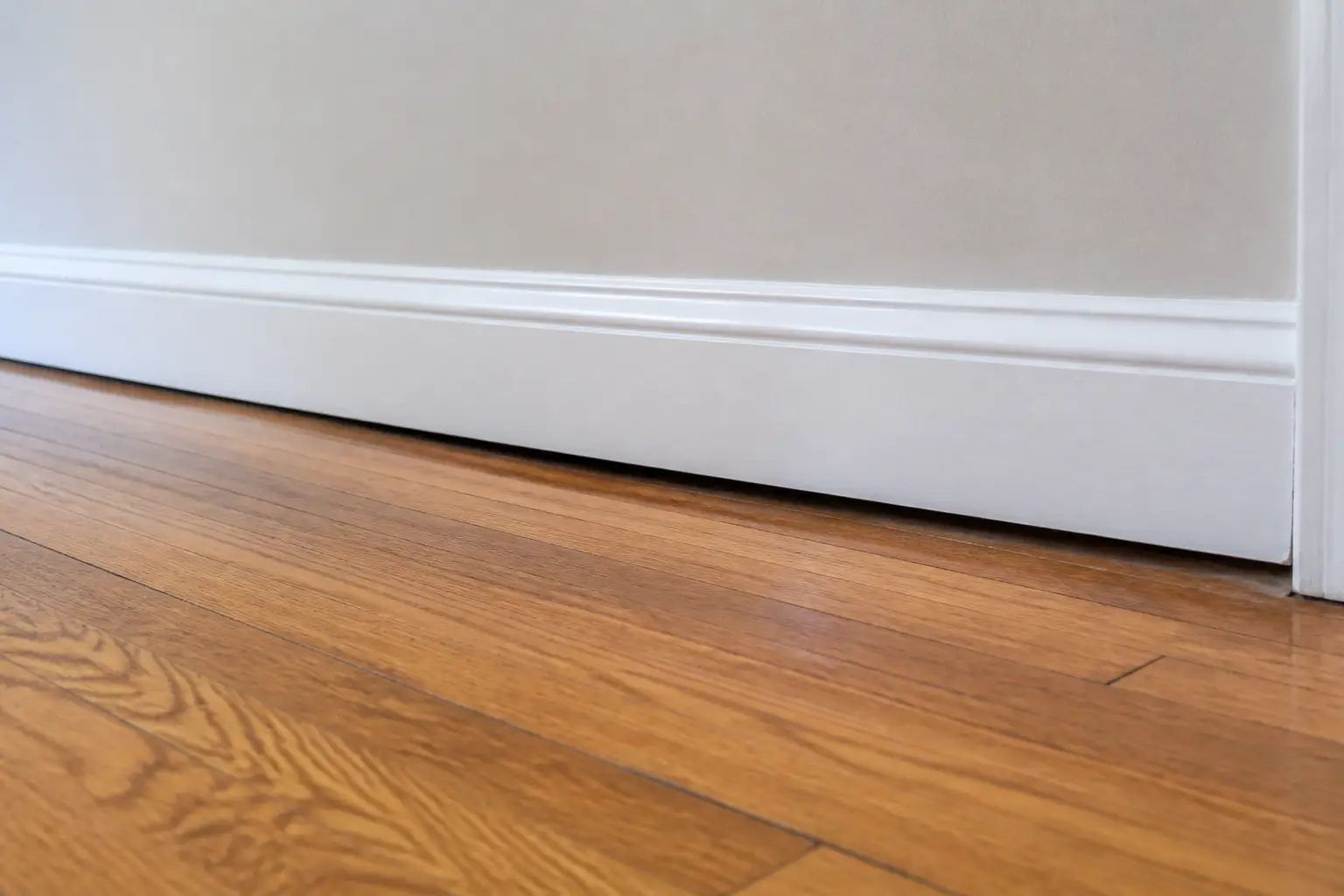 Sagging floors causing gaps under baseboards