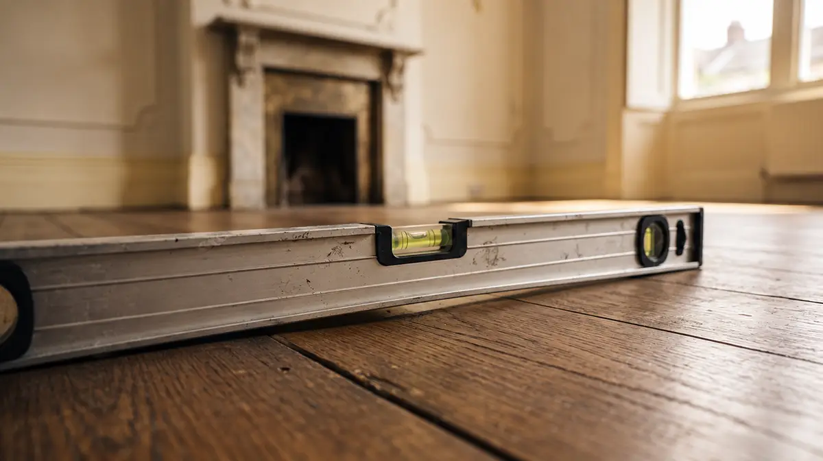 Uneven floors caused by possible foundation issues
